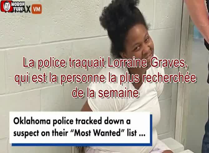 Video :When a police post offers a reward for her capture, she reacts!